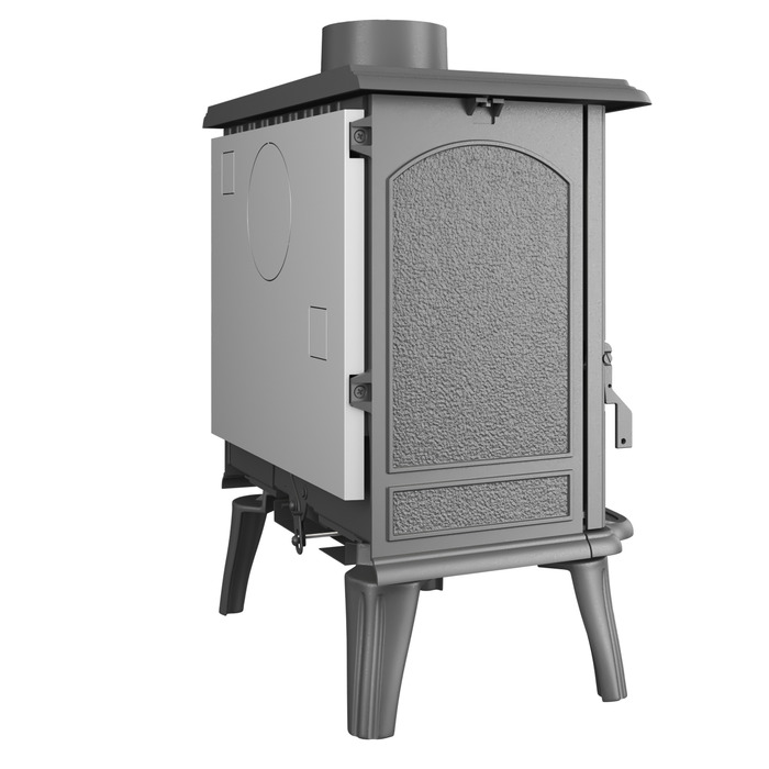 Piec wolnostojący KAWMET Premium ARTEMIDA S18 ECO. Zdjęcia 3D