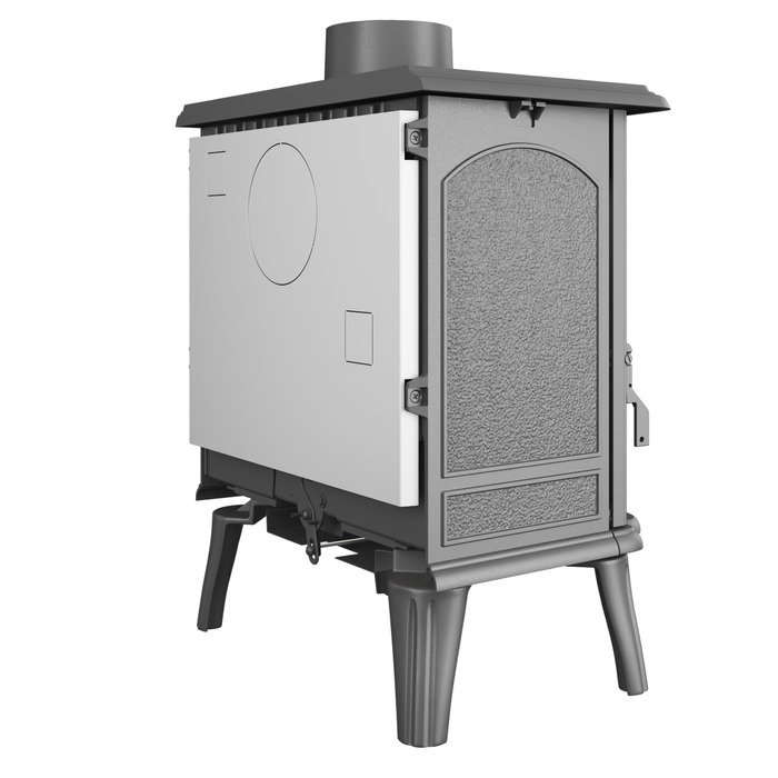 Piec wolnostojący KAWMET Premium ARTEMIDA S18 ECO. Zdjęcia 3D