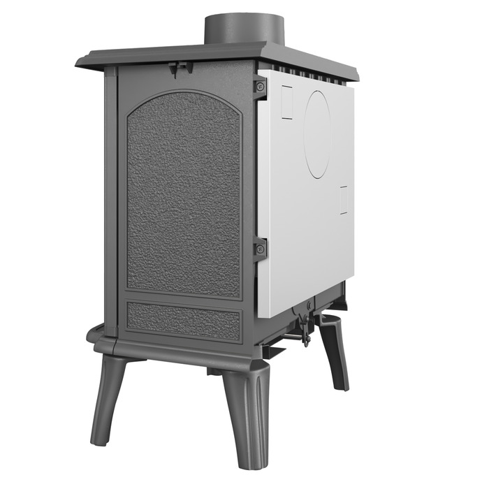 Piec wolnostojący KAWMET Premium ARTEMIDA S18 ECO. Zdjęcia 3D