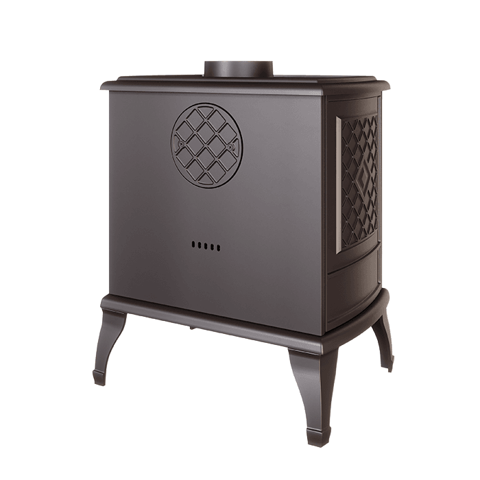 Piec wolnostojący KAWMET P7 (9,3 kW) ECO. Zdjęcia 3D