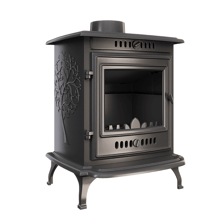 Piec wolnostojący KAWMET P10 (6,8 kW) ECO. Zdjęcia 3D