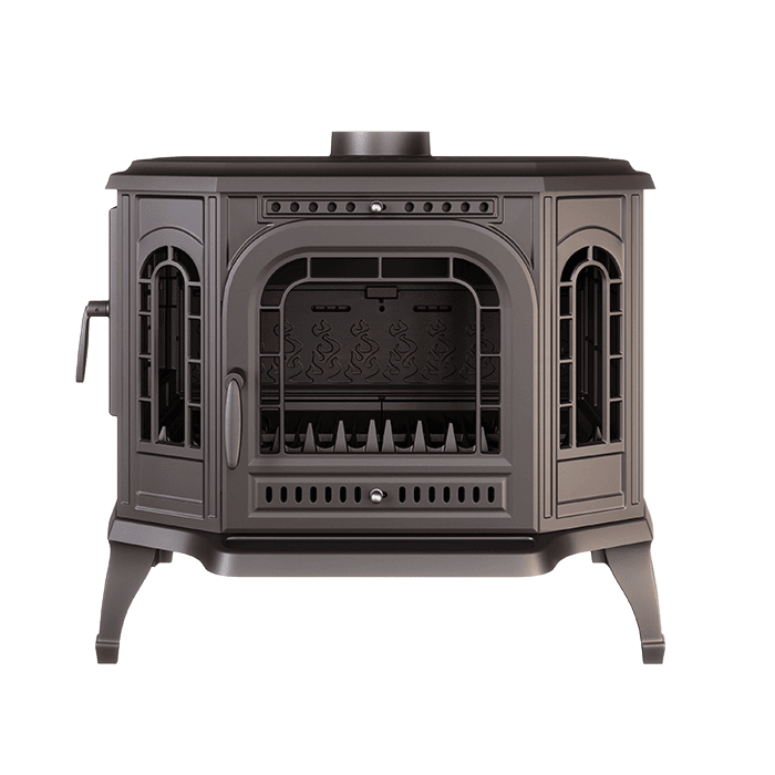 Piec wolnostojący KAWMET P7 LB (10,5 kW) ECO. Zdjęcia 3D