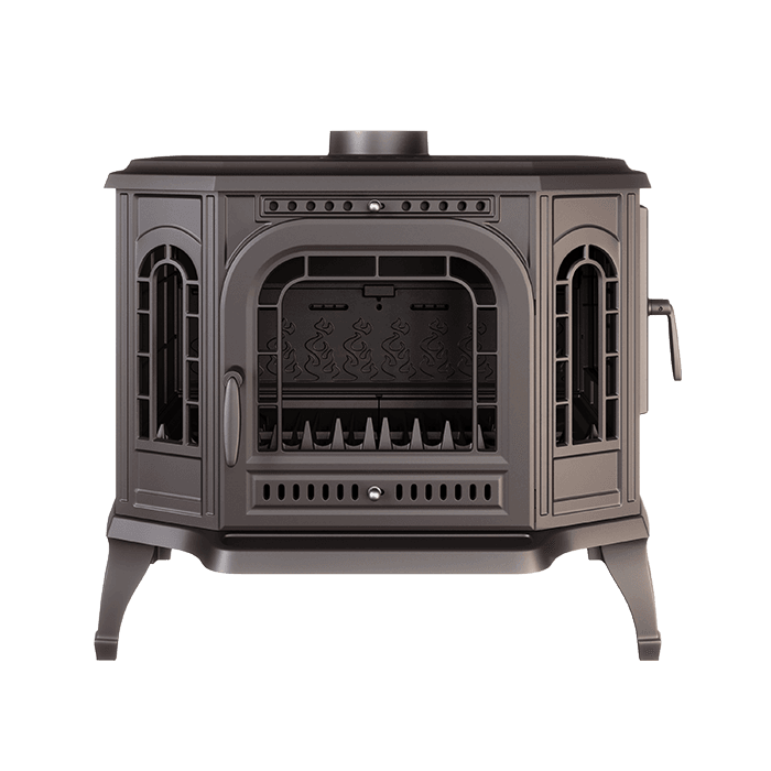 Piec wolnostojący KAWMET P7 PB (10,5 kW) ECO. Zdjęcia 3D