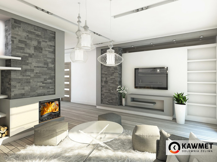 Fireplace insert KAWMET W4 PB (14,5 kW). Photo 7