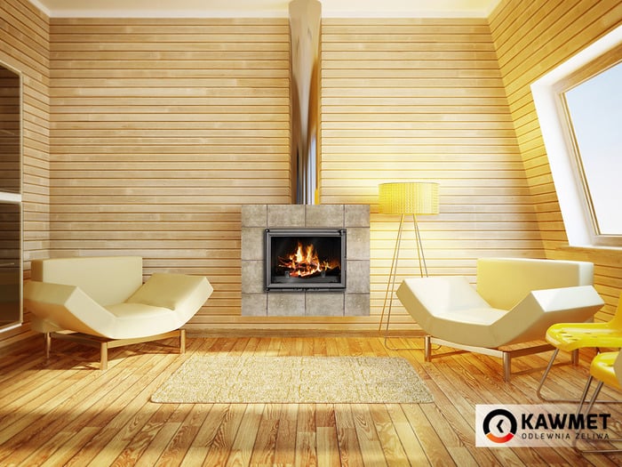 Fireplace insert KAWMET W11 (18,1 kW). Photo 7