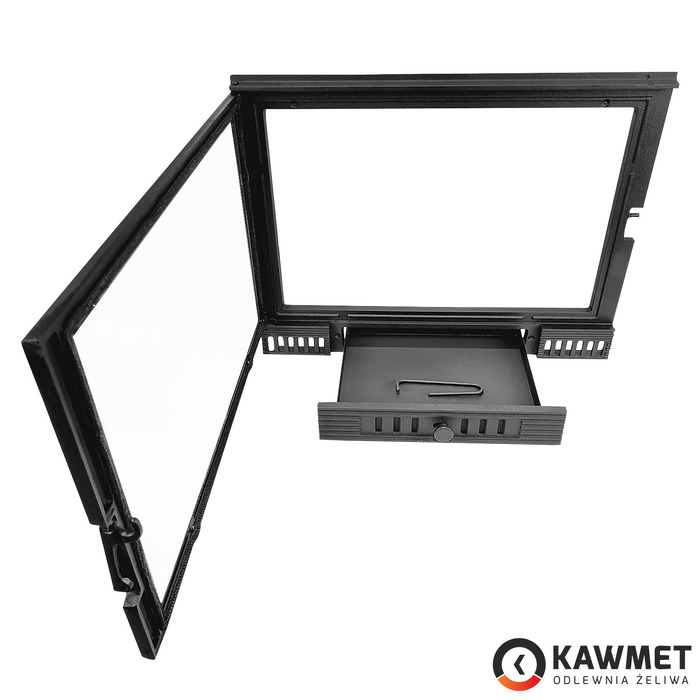 Drzwiczki kominkowe żeliwne KAWMET W1-W2 (680x530). Zdjęcia 4