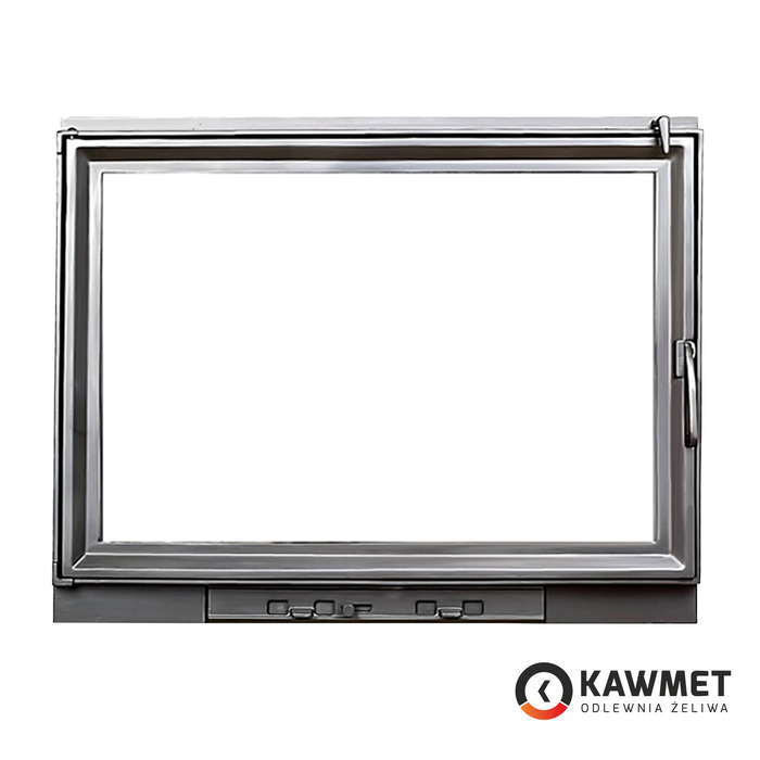 Drzwiczki kominkowe żeliwne KAWMET W8 (795x620). Zdjęcia 2