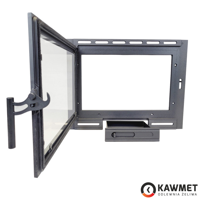 Fireplace Door KAWMET W13A (664x504). Photo 4