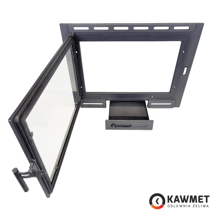 Fireplace Door KAWMET W13A (664x504). Photo 5
