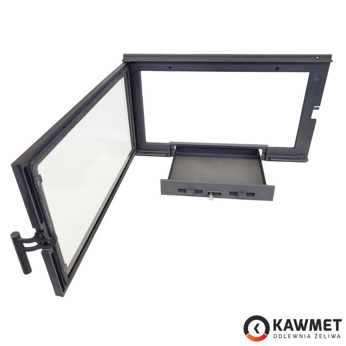 Drzwiczki kominkowe żeliwne KAWMET W15 9,4 kW (620x365). Zdjęcia 3