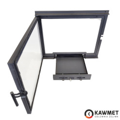 Drzwiczki kominkowe żeliwne KAWMET W17 12,3 kW (600x492). Zdjęcia 5
