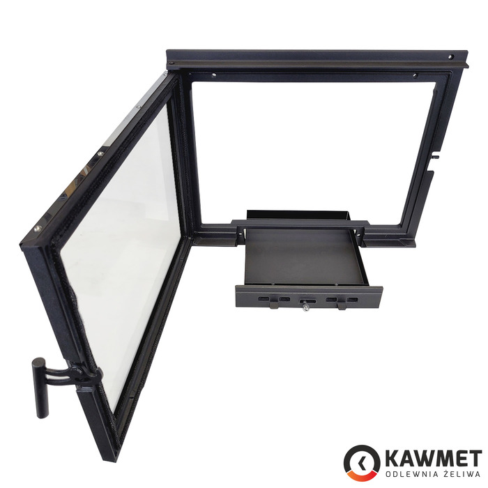 Fireplace Door KAWMET W17 Decor 12,3 kW (600x492). Photo 5