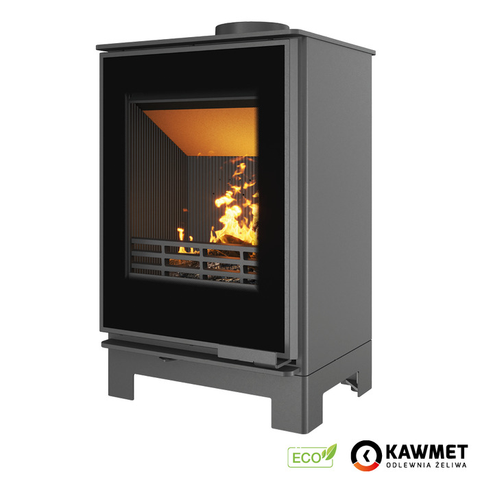 Piec wolnostojący KAWMET HARITA S15i Basic Decor ECO. Zdjęcia 2