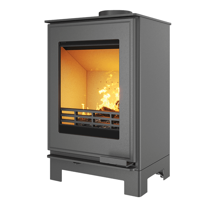 Piec wolnostojący KAWMET HARITA S15v Basic ECO. Zdjęcia 3D