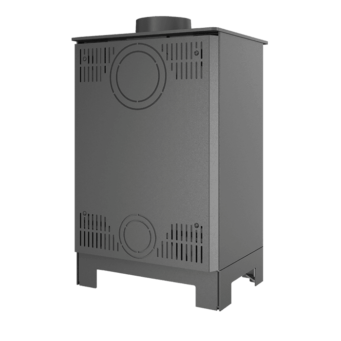 Piec wolnostojący KAWMET HARITA S15v Basic ECO. Zdjęcia 3D