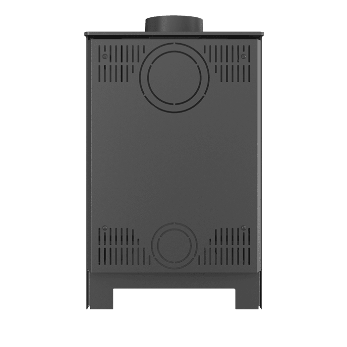 Piec wolnostojący KAWMET HARITA S15v Basic ECO. Zdjęcia 3D