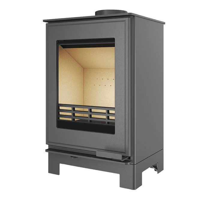 Piec wolnostojący KAWMET HARITA S15v Basic ECO. Zdjęcia 3D
