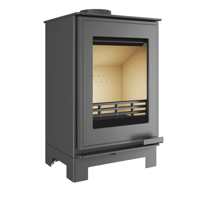 Piec wolnostojący KAWMET HARITA S15v Basic ECO. Zdjęcia 3D