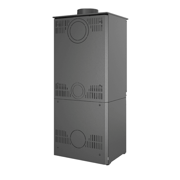 Piec wolnostojący KAWMET HARITA S15v S-Box ECO. Zdjęcia 3D