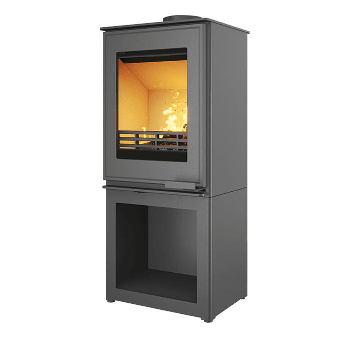 Piec wolnostojący KAWMET HARITA S15v S-Box ECO. Zdjęcia 3D
