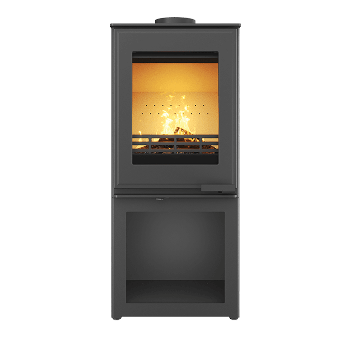Piec wolnostojący KAWMET HARITA S15v S-Box ECO. Zdjęcia 3D