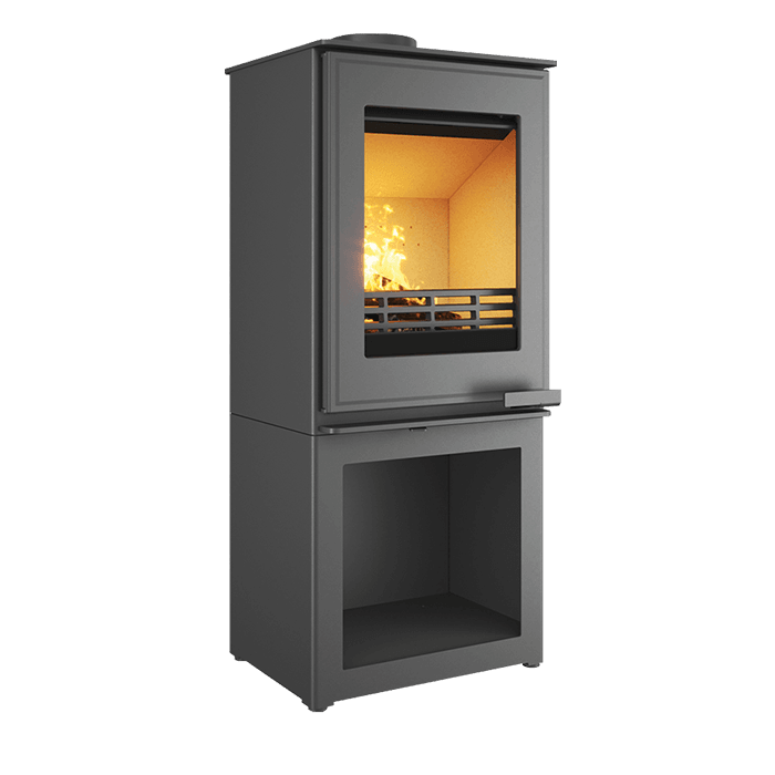 Piec wolnostojący KAWMET HARITA S15v S-Box ECO. Zdjęcia 3D