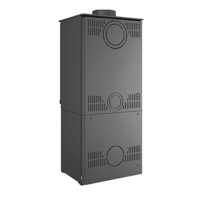 Piec wolnostojący KAWMET HARITA S15v S-Box ECO. Zdjęcia 3D