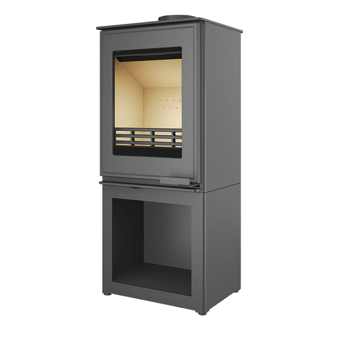 Piec wolnostojący KAWMET HARITA S15v S-Box ECO. Zdjęcia 3D