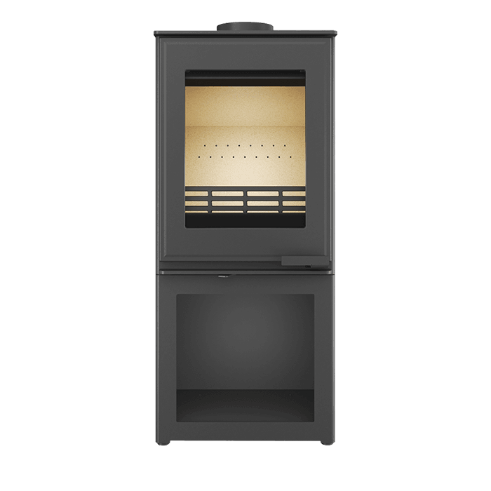 Piec wolnostojący KAWMET HARITA S15v S-Box ECO. Zdjęcia 3D