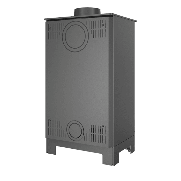 Piec wolnostojący KAWMET VENUS S16 Basic Decor ECO. Zdjęcia 3D