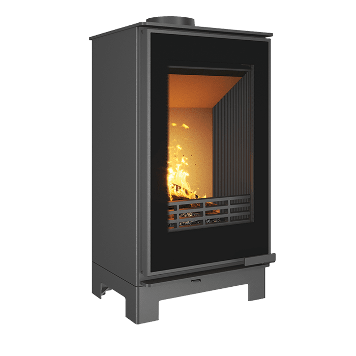 Piec wolnostojący KAWMET VENUS S16 Basic Decor ECO. Zdjęcia 3D