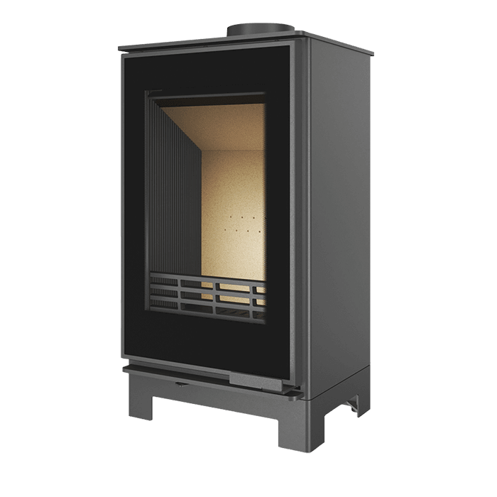 Piec wolnostojący KAWMET VENUS S16 Basic Decor ECO. Zdjęcia 3D