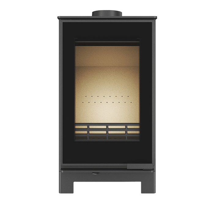 Piec wolnostojący KAWMET VENUS S16 Basic Decor ECO. Zdjęcia 3D