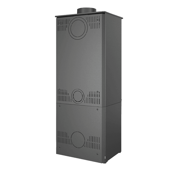 Piec wolnostojący KAWMET VENUS S16 S-Box ECO. Zdjęcia 3D