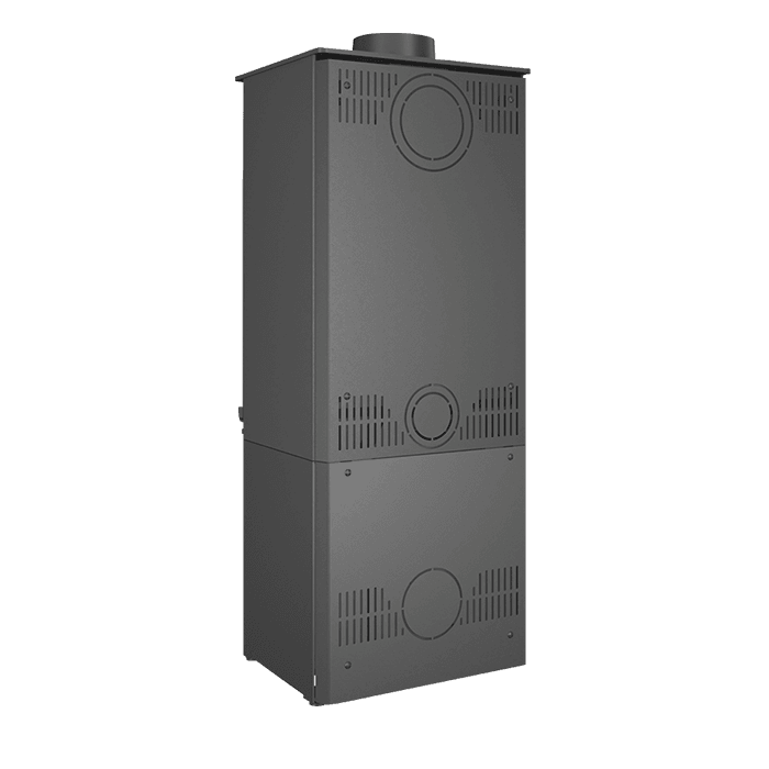 Piec wolnostojący KAWMET VENUS S16 S-Box ECO. Zdjęcia 3D