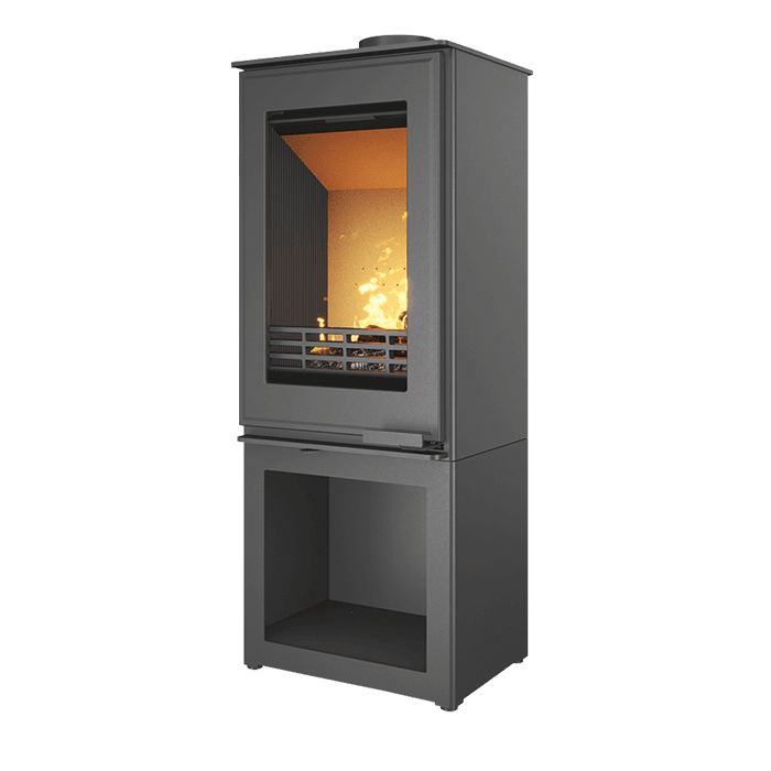 Piec wolnostojący KAWMET VENUS S16 S-Box ECO. Zdjęcia 3D