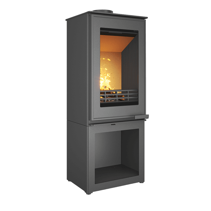 Piec wolnostojący KAWMET VENUS S16 S-Box ECO. Zdjęcia 3D