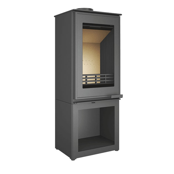 Piec wolnostojący KAWMET VENUS S16 S-Box ECO. Zdjęcia 3D