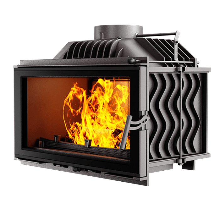 Fireplace insert KAWMET W16 BLACK (9,4 kW) ECO. Photo 3D