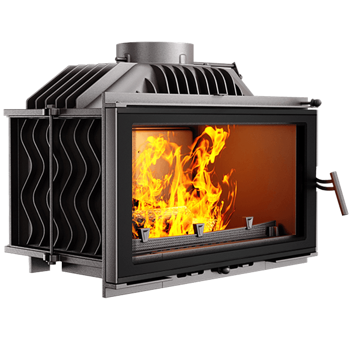 Fireplace insert KAWMET W16 BLACK (9,4 kW) ECO. Photo 3D