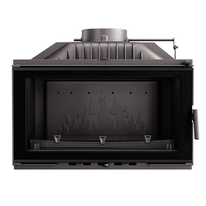 Fireplace insert KAWMET W16 BLACK (9,4 kW) ECO. Photo 3D