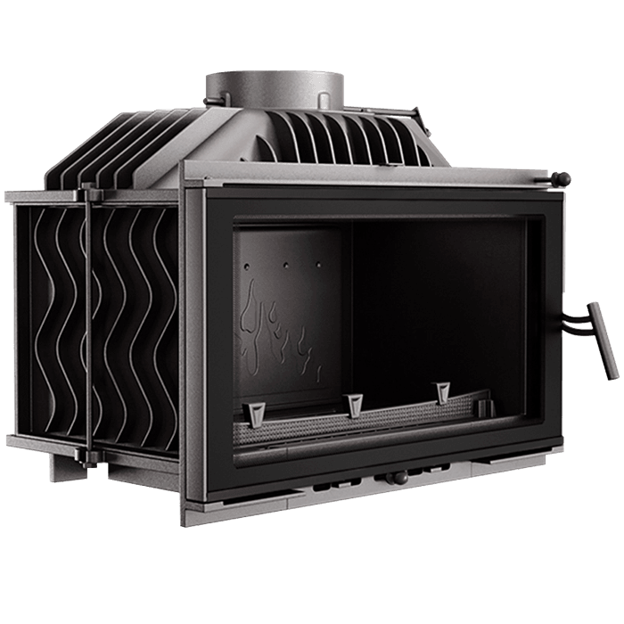 Fireplace insert KAWMET W16 BLACK (9,4 kW) ECO. Photo 3D