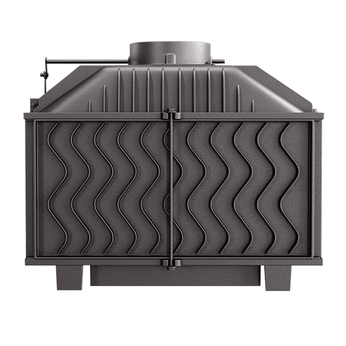 Fireplace insert KAWMET W16 BLACK (9,4 kW) ECO. Photo 3D