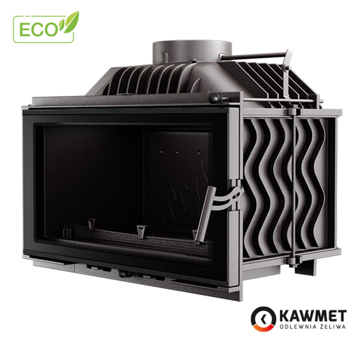 Fireplace insert KAWMET W16 BLACK (9,4 kW) ECO. Photo 4