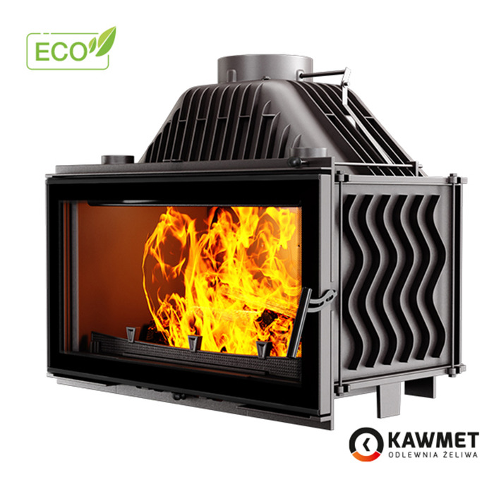 Fireplace insert KAWMET W16 BLACK (13,5 kW) ECO. Photo 2