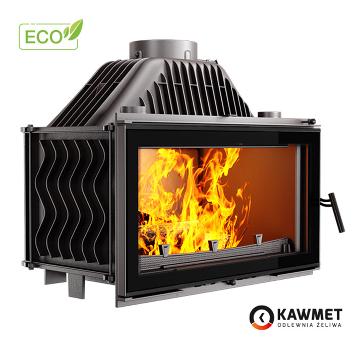 Fireplace insert KAWMET W16 BLACK (13,5 kW) ECO. Photo 3