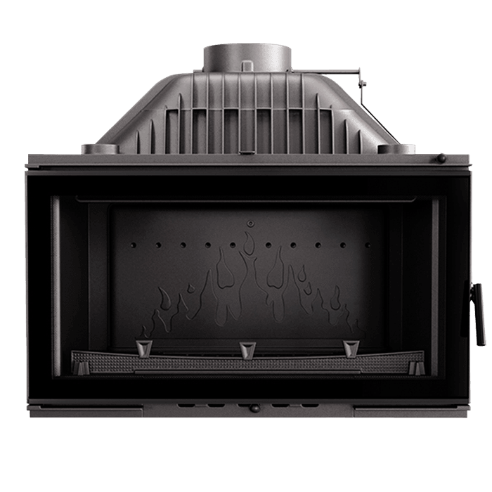 Fireplace insert KAWMET W16 BLACK (16,3 kW) ECO. Photo 3D