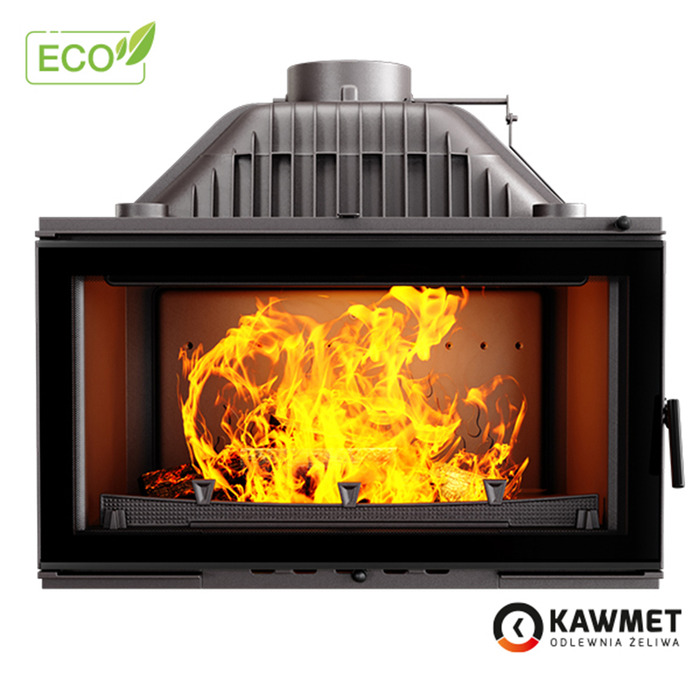 Fireplace insert KAWMET W16 BLACK (16,3 kW) ECO