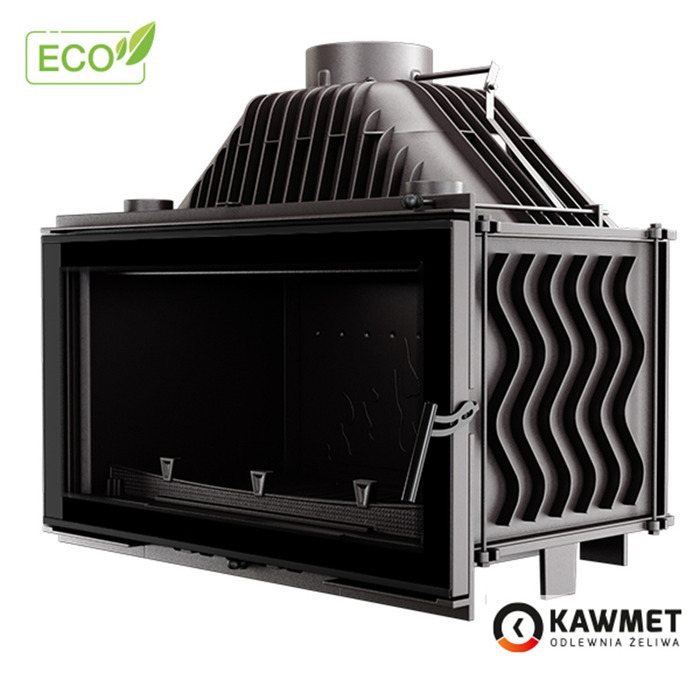 Fireplace insert KAWMET W16 BLACK (16,3 kW) ECO. Photo 4