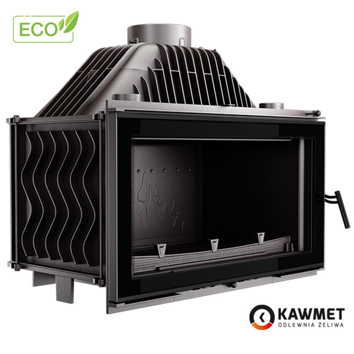Fireplace insert KAWMET W16 BLACK (16,3 kW) ECO. Photo 6